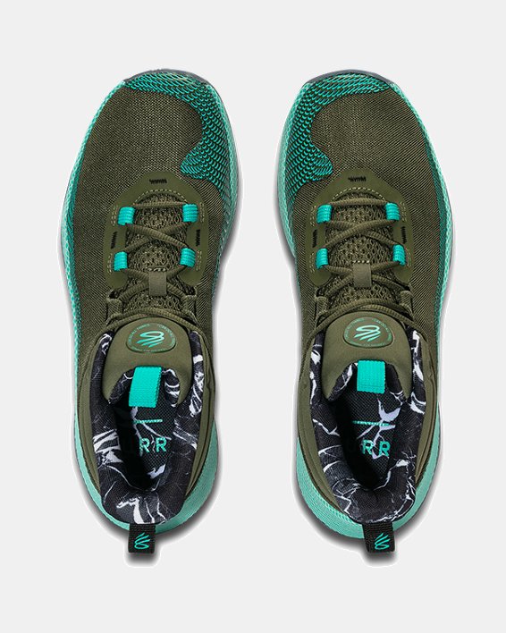 Unisex Curry HOVR™ Splash Basketball Shoes, Green, pdpMainDesktop image number 2